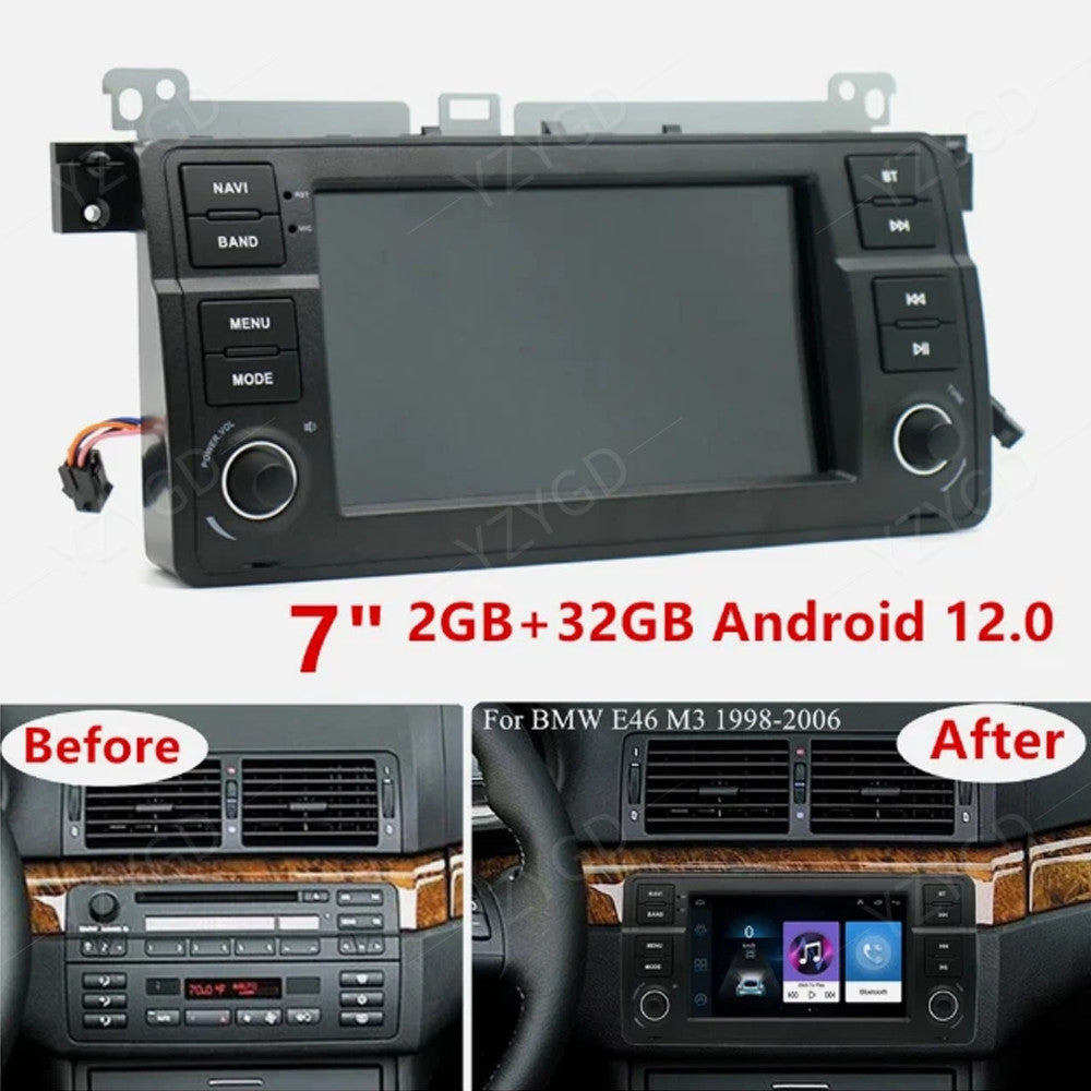 Android CarPlay Car Radio for BMW for MG ZT 2001-2005 GPS Navi Stereo Screen 2+32GB