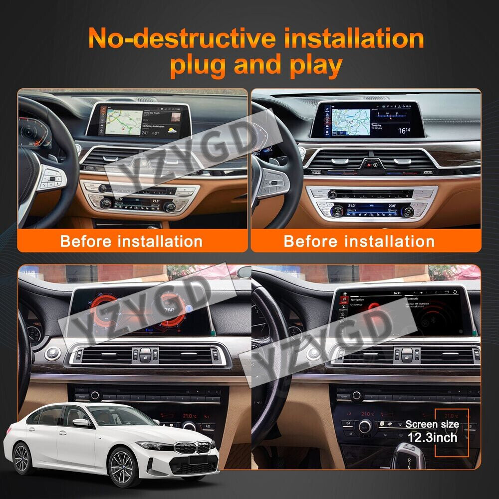for BMW 7 Series G11 2016-2020 Android Stereo 2Din Car Radio GPS CarPlay 256GB