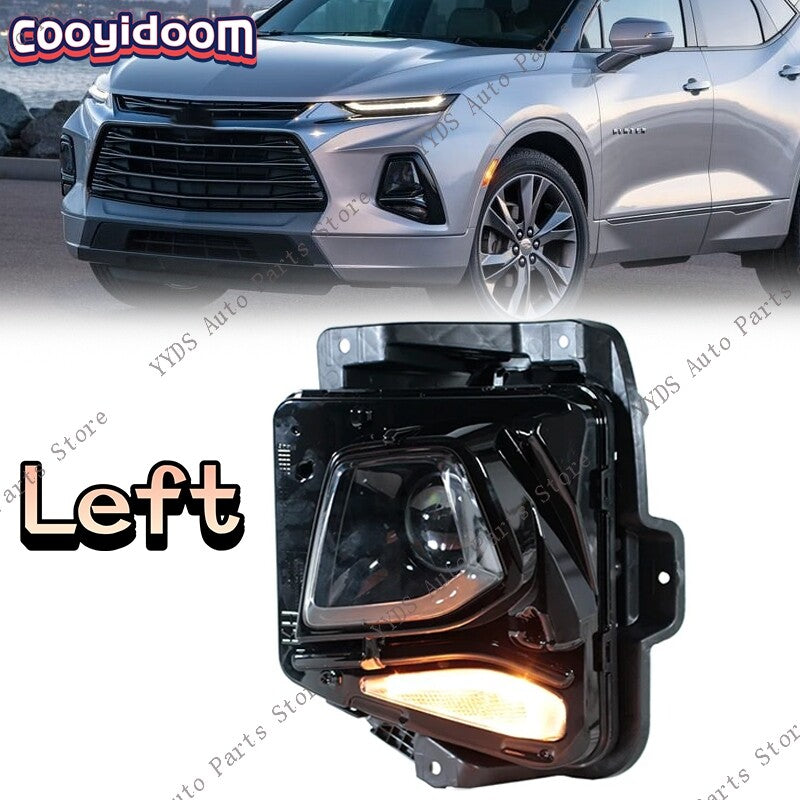 Left LED Headlights Fog Lights Signal Assembly for Chevrolet Blazer 2019-2021
