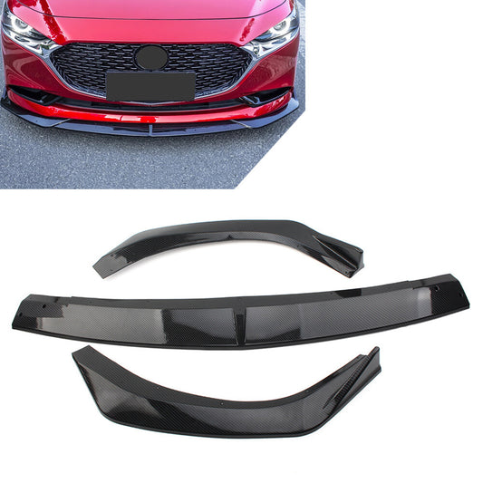 Front Bumper Lip Splitter Diffuser Spoiler Guard Body Kit for Mazda 3 Axela