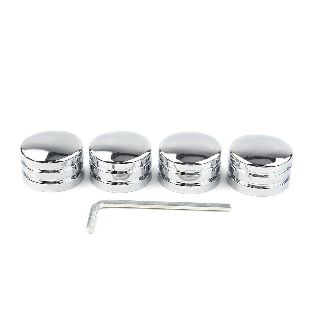 Head Bolt Covers for Harley Sportster XL883 Twin Cam Big Twin 1340 Evo Chrome