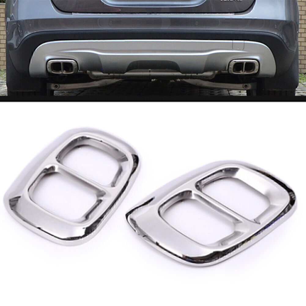 Heckschalld?mpfer Auspuff Verbindungsrohr Abdeckung F¨¹r for Benz GLA X156 2015-2018