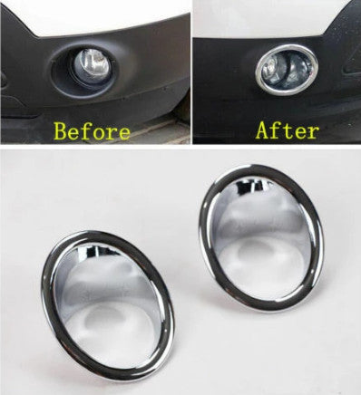 for Ford Explorer 2011 2012 2013 2014 Chrome Front Fog Light Lamp Cover Trim