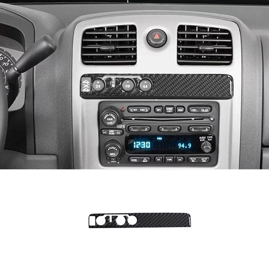 Carbon Fiber Above Radio Accent 4WD Cover For Colorado 2004-12/ for Canyon 2005-12