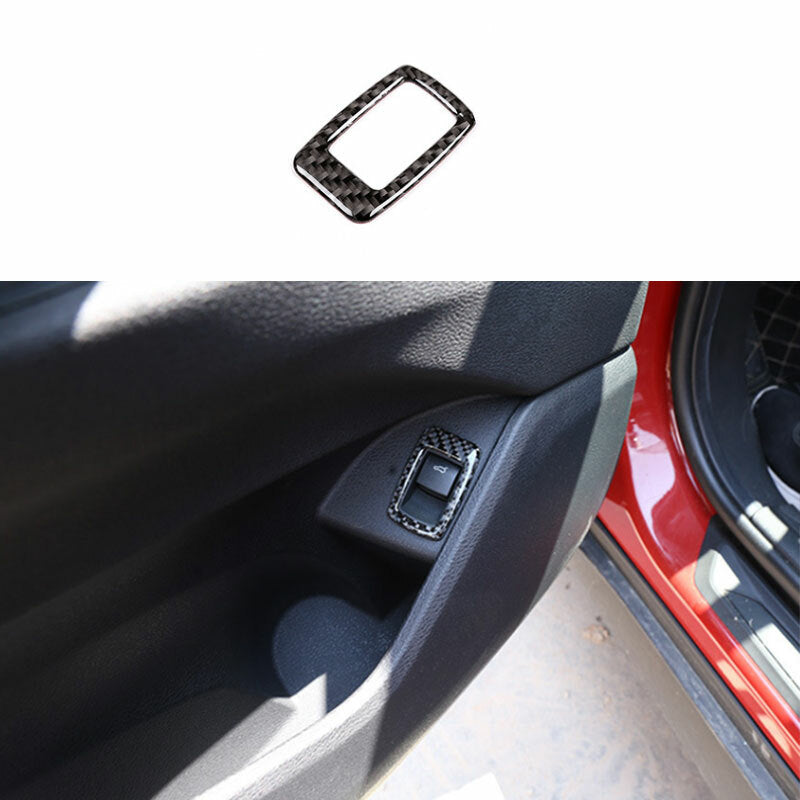 Carbon fiber tailgate and tailgate switch trim for BMW 3 Series 2019 - 2022 G20