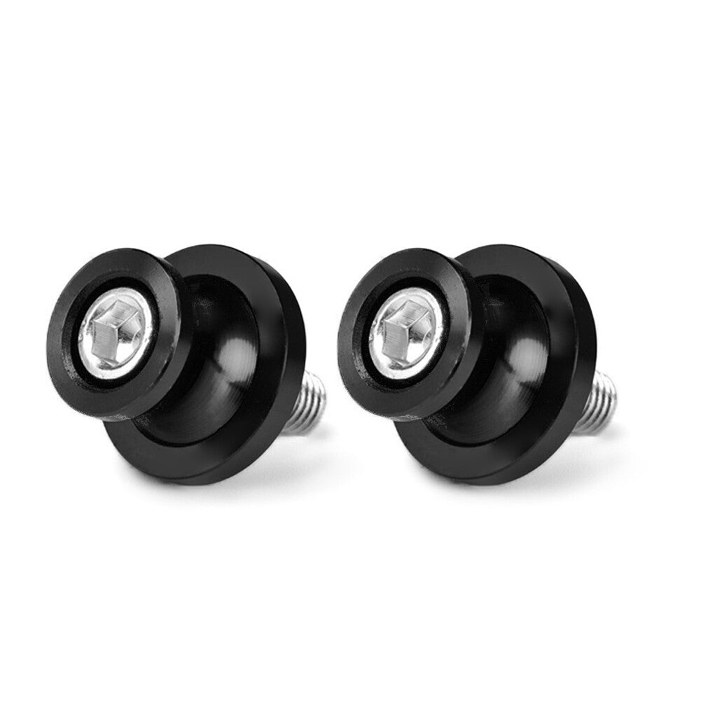 2¢ªSchwingenspulen Slider Stand Schraube 8MM f¨¹r for HONDA CBR 600 900 1000RR schwarz