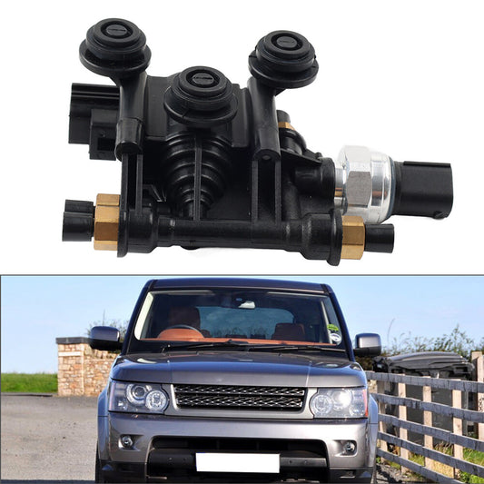 Air Suspension Solenoid Valve Fit for Land Rover LR3 LR4 for Range Rover Sport Black
