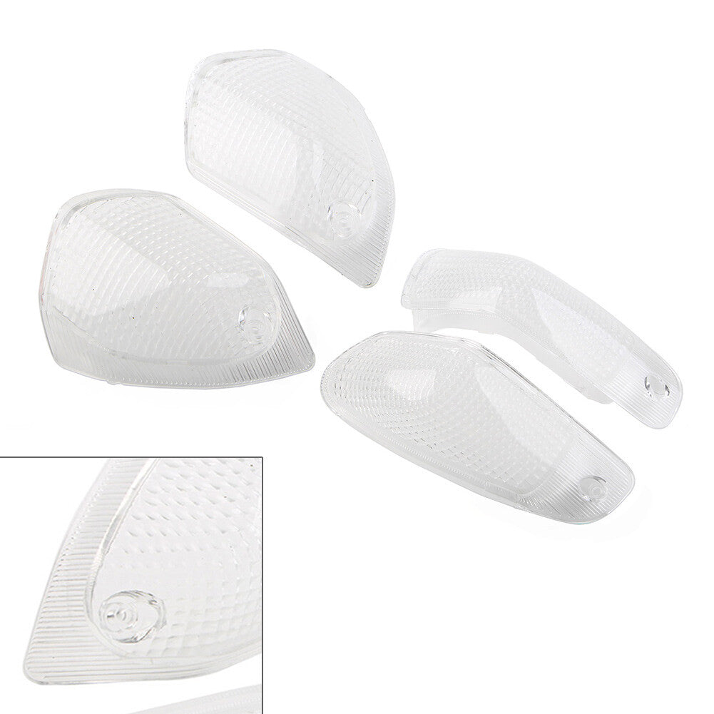 for KAWASAKI ZZR400 1993-2003 ZZR600 1993-2008 Clear Front Rear Turn Signal Lens
