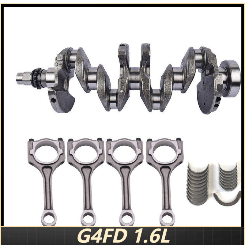 Engine Crankshaft Connecting Rods w/ Bearing Set for Hyundai for Kia Soul G4FD 1.6L