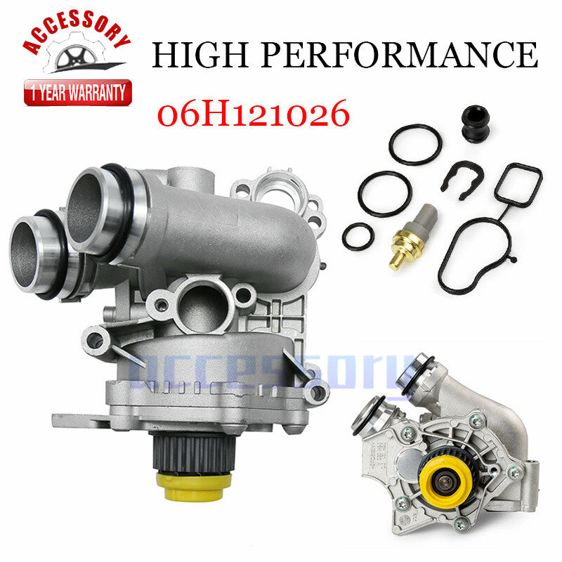 Water pump with thermostat assembly suitable for Volkswagen for Jetta , for Passat , for Audi Q5, TT 1.8T, 2.0T...