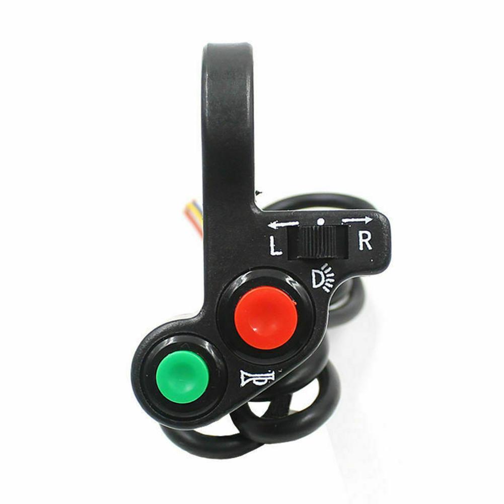 Switch Motorcycle E-Bike Headlight Horn Signal Handlebar ON OFF Switch Button z