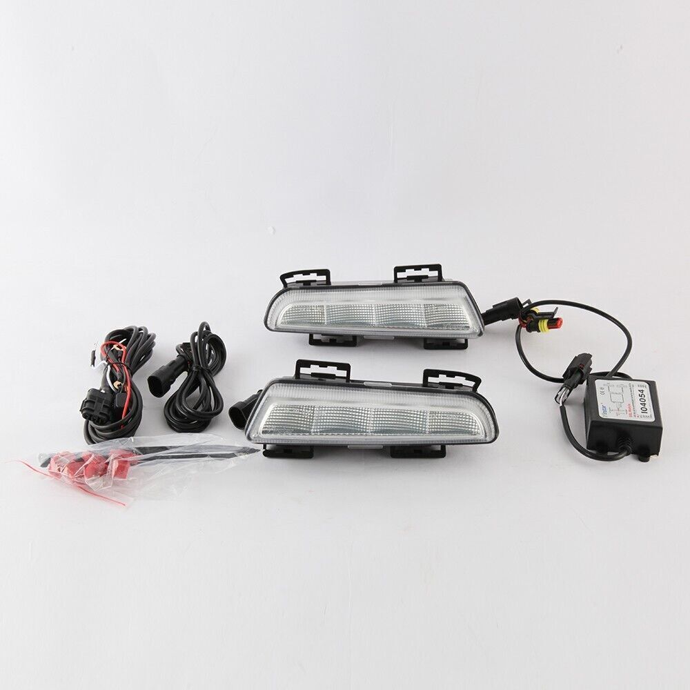 LED front fog light and daytime running light wiring kit for Smart Fortwo W451 13-15