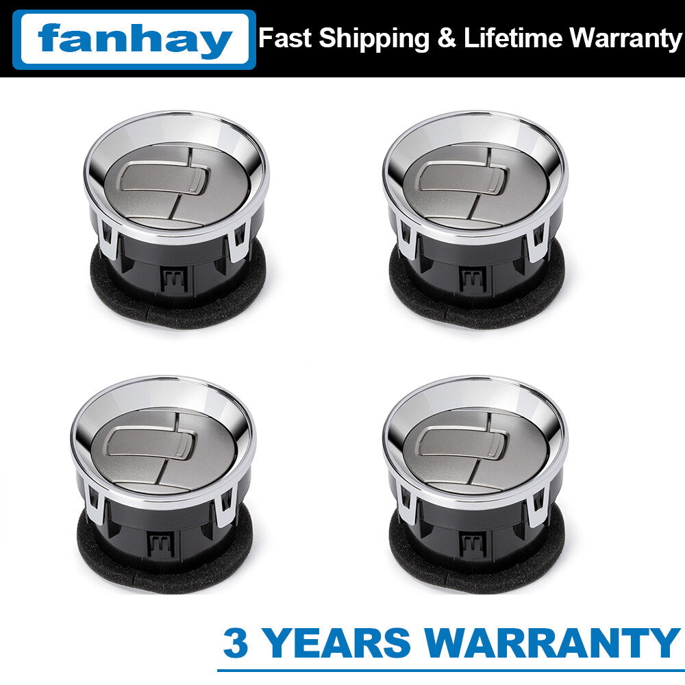 4PCS 9L3Z-19893-CA Air Vent Louvre AC Heater Interior for Ford F150 2009-2014