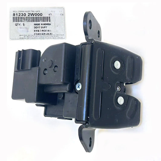812302W000 Trunk and tailgate latch suitable for 13-16 Santa Fe Sport and 14-19 for Kia Soul.