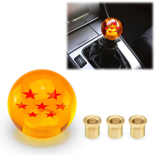 1Pc Dragon Ball Z Manual Transmission Ball Gear Shifter Shift Knob 7 Star Orange