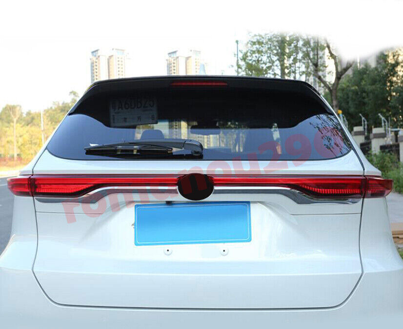 for Toyota Venza 2021-2023 Chrome Rear Lamp Tail Light Lid Strips Cover Trim ABS