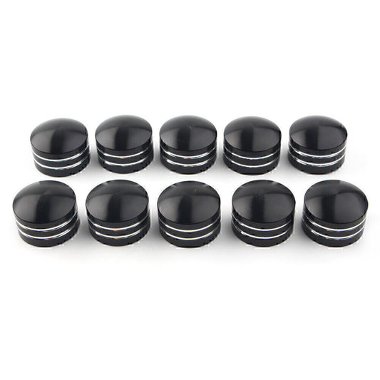 10x Aluminum Inner Schrauben Screws Motor Bolt Topper Caps Cover for Harley 13mm
