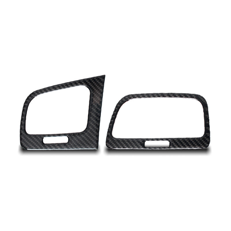 2Pcs Carbon Fiber Side Air Vent Outlet Cover Trim for VW for Golf MK7 2014-2019