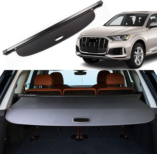1X Rear Trunk Luggage Cargo Cover Security Protector Shade for Audi Q7 2016-2024