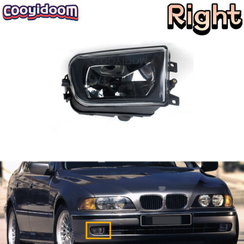 Right Fog Lamp for BMW 5 Series E39 520 525 523 530 525li 535 1995-2000 No Light Bulb
