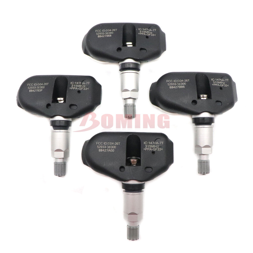 Set of 4 TPMS 52933-3E000 Tire Pressure MONITOR Sensor Fits for HYUNDAI SONATA