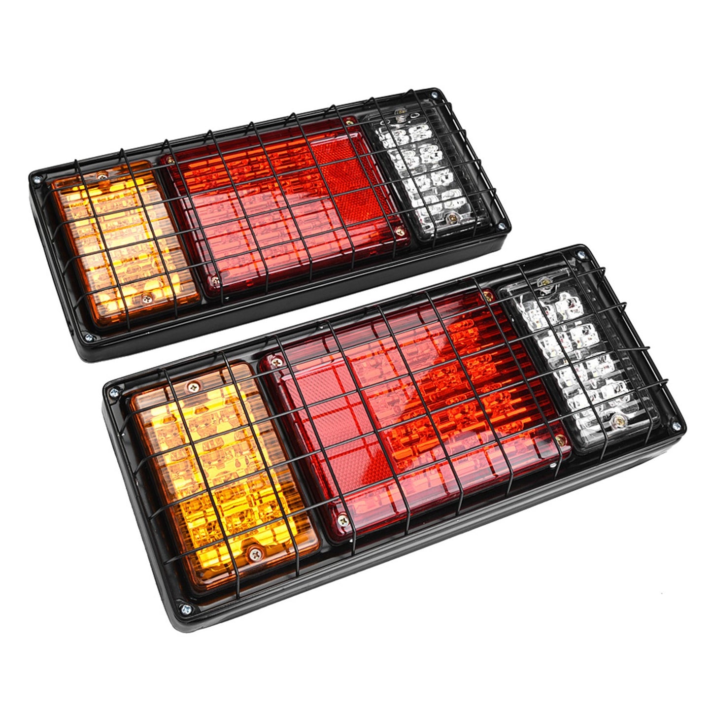 LED Trailer Tail Light 2pcs 12V LED Stop/Turn/Tail/Light Brake Reverse Light 40