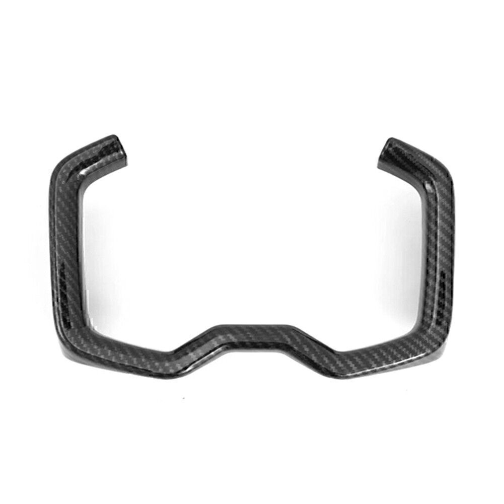 Inner Water Cup Holder Frame Cover Trims For 2019 2020 for Toyota RAV4 Carbon Fiber