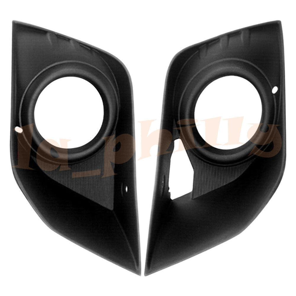 Pair RH+LH for Mitsubishi for Outlander Sport 2016-19 Front Fog Light Bezels Covers