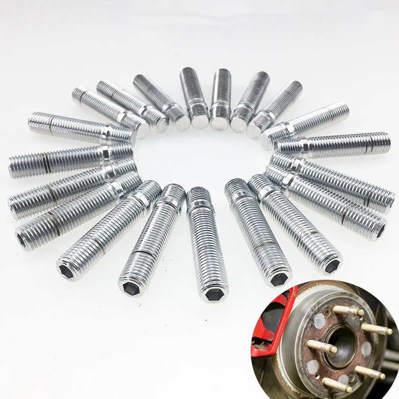 20¡ÁM12x1.5 to M12x1.5 Extended Wheel Stud Conversion Tall Lug Bolt Screw Adapter