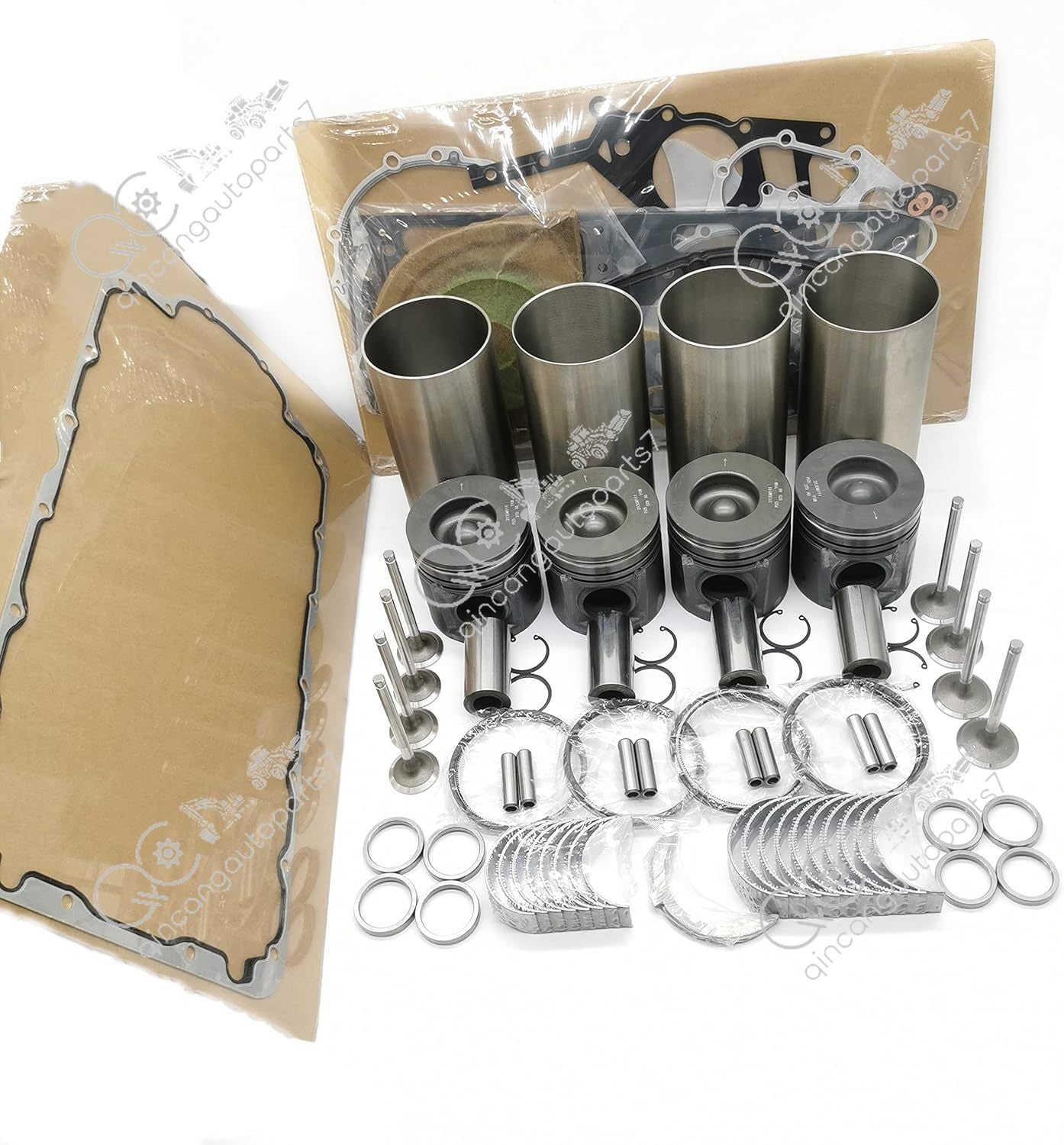 Overhaul Rebuild Kit for Caterpillar CAT 3054C 3054E 3054C/E for Backhoe Loader