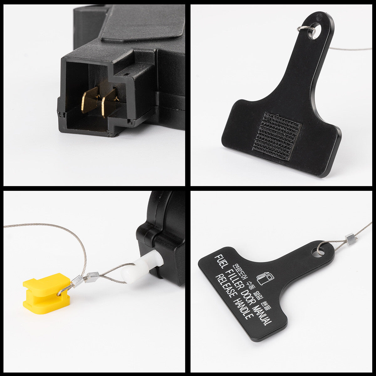 Fuel filler door opener gas cap latch for Hyundai Santa Fe 13-18 815902W000