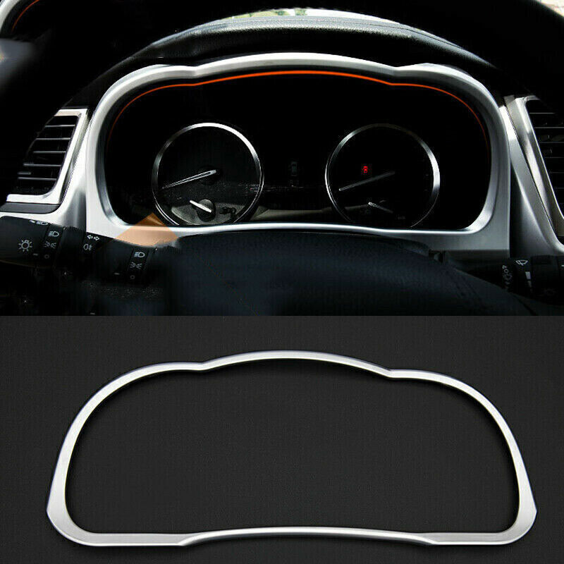 for Toyota Highlander 2014-19 Silver ABS Instrument Panel Frame Decor Cover Trim