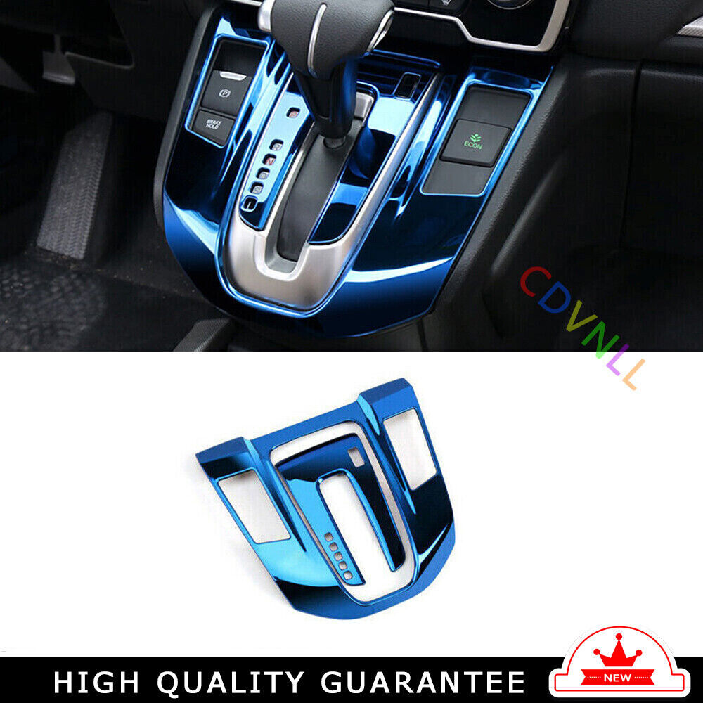 Middle Console Gear Shift Panel Trim for Honda CRV CR-V 2017-2022 Blue Titanium