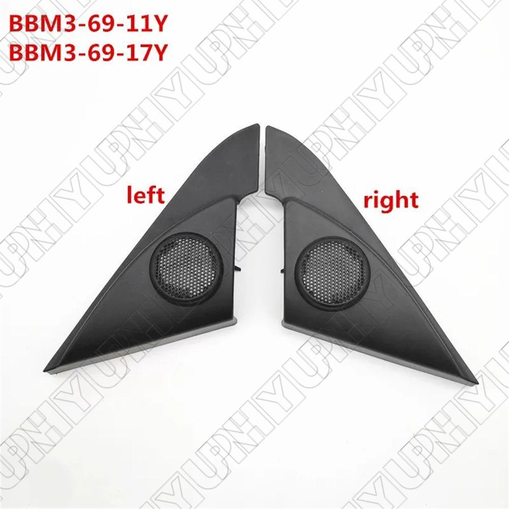 1 Pair Car Loudspeaker Cover A-pillar Horn Cover Trim for Mazda 3 BL 2010-2013