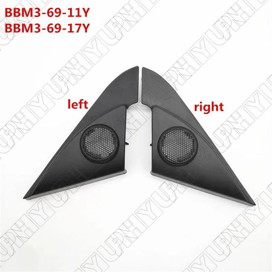 1 Pair Car Loudspeaker Cover A-pillar Horn Cover Trim for Mazda 3 BL 2010-2013