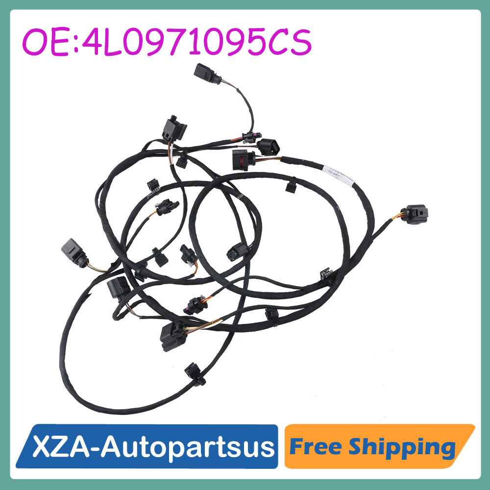 NEW Front Bumper PDC ECM PCU PCM Wiring Harness for AUDI 10-12 Q7 4L0971095CS