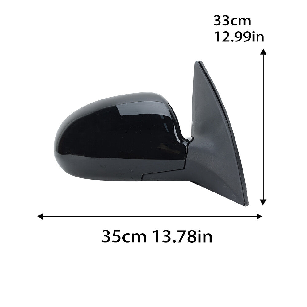 F¨¹r for Hyundai I30 FD 2007-2012 Spiegelglas Au?enspiegel Mit Heizung Rechts Schwarz