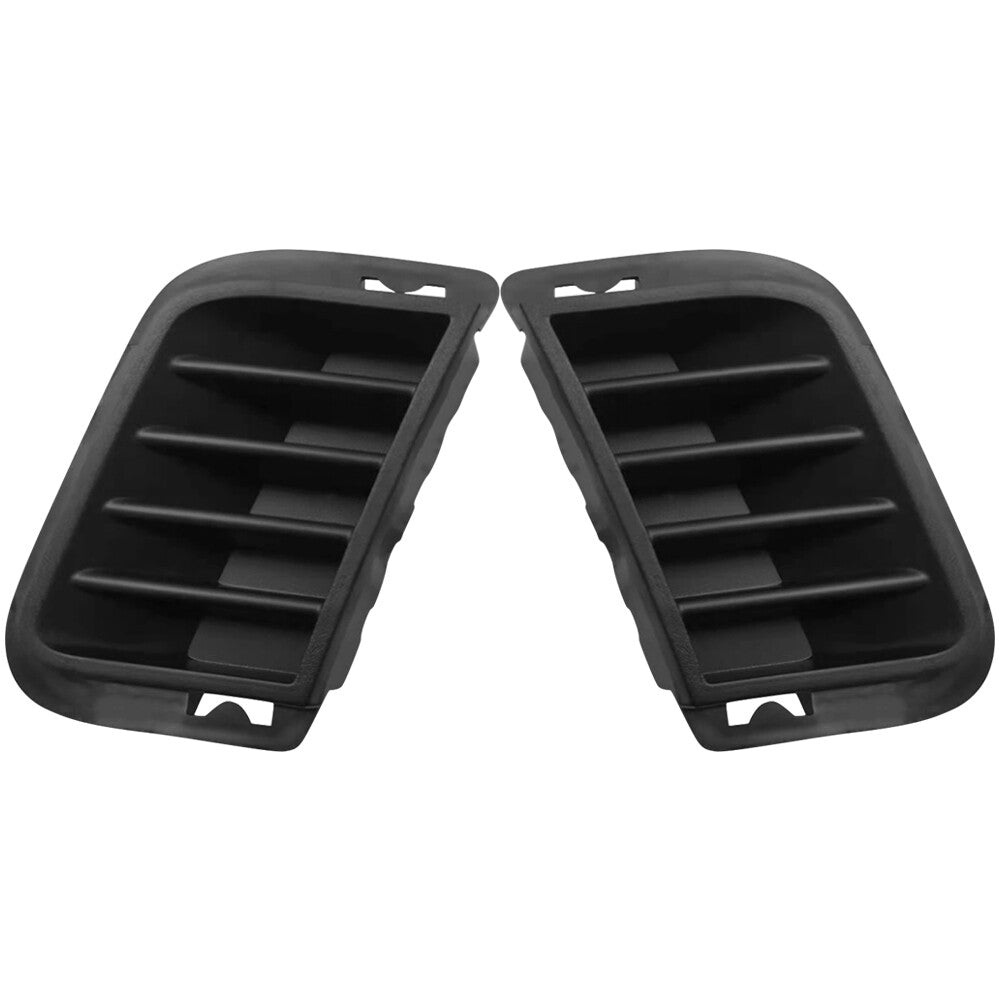 Left and Right Front Foglight Covers for 2006 2007 2008 for Hyundai Sonata Black New