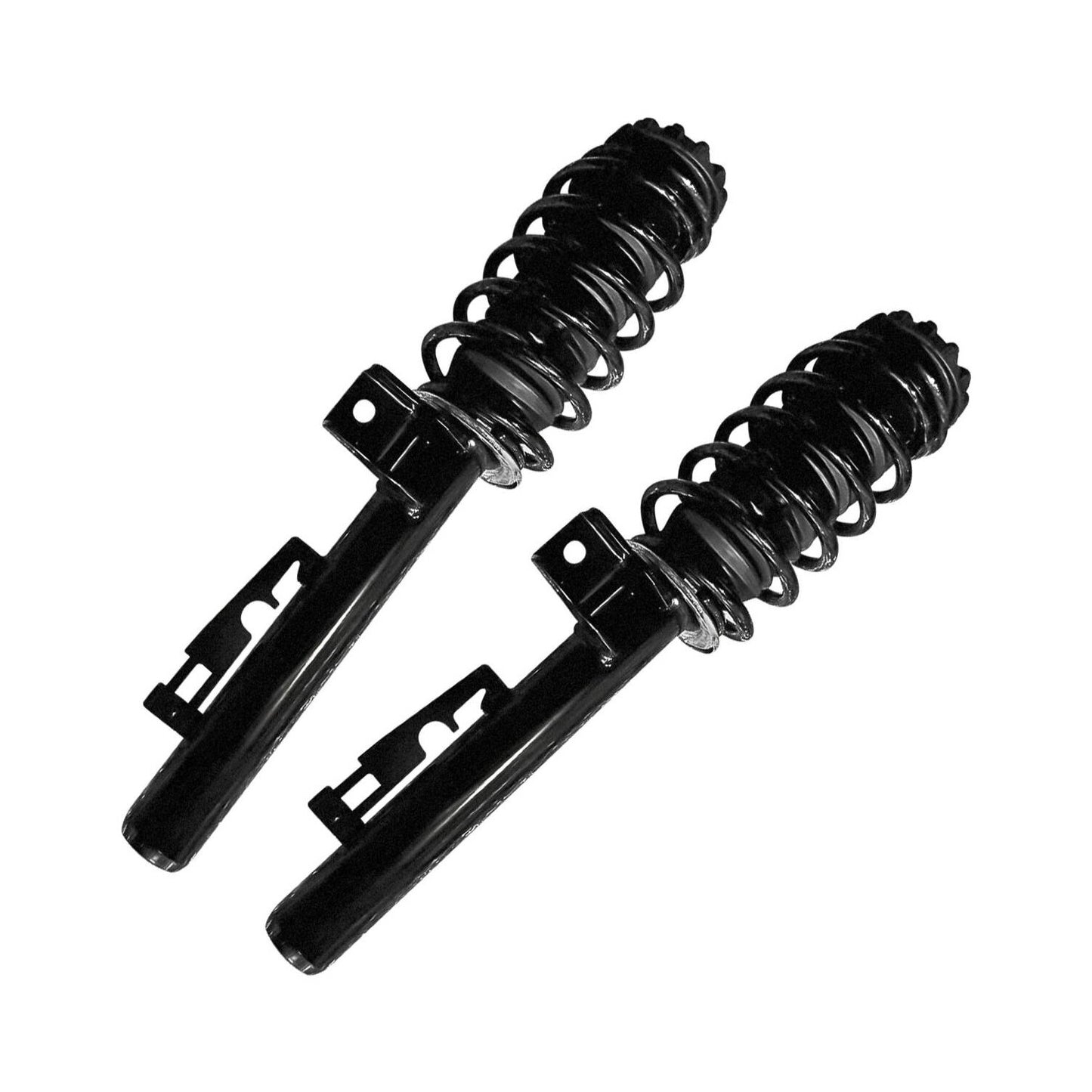 4x Front Rear Shock Struts Assembly EDC for BMW E38 740i 740iL 750iL 1995-2001