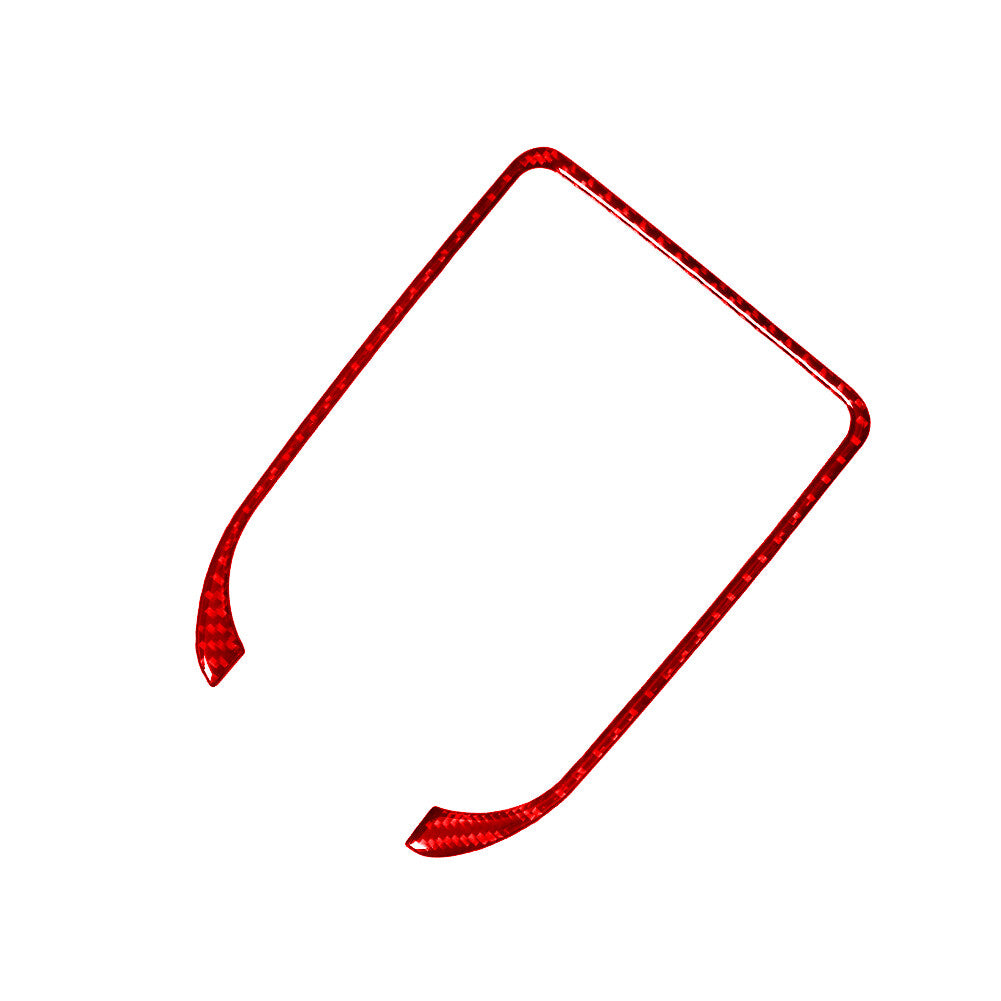 Red Carbon Fiber Switching Console Frame Trimming for Land Rover Discovery Sport 15-19