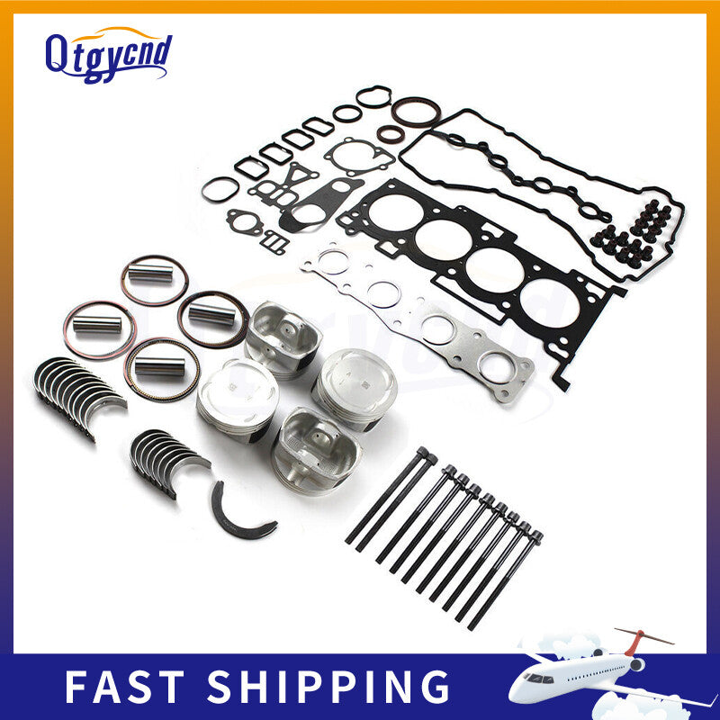 G4KE 2.4L Engine Overhaul and Rebuild Kit, Piston Gasket and Bearing Kit for Kia and for Hyundai