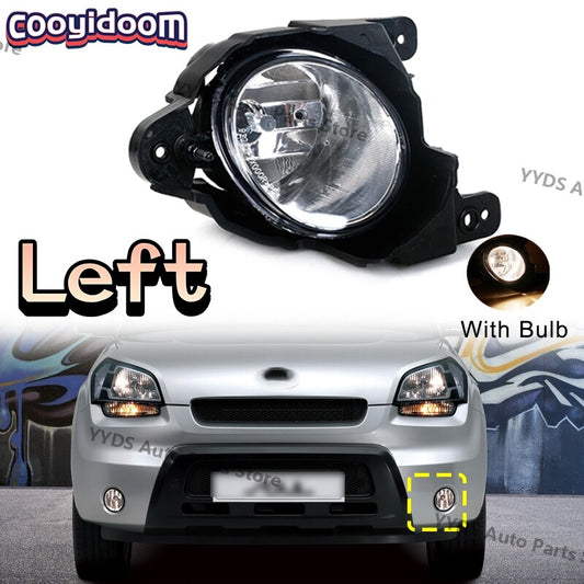 for Kia Soul 2010 2011 Front Bumper Fog Light Foglamp With Bulb Left Side