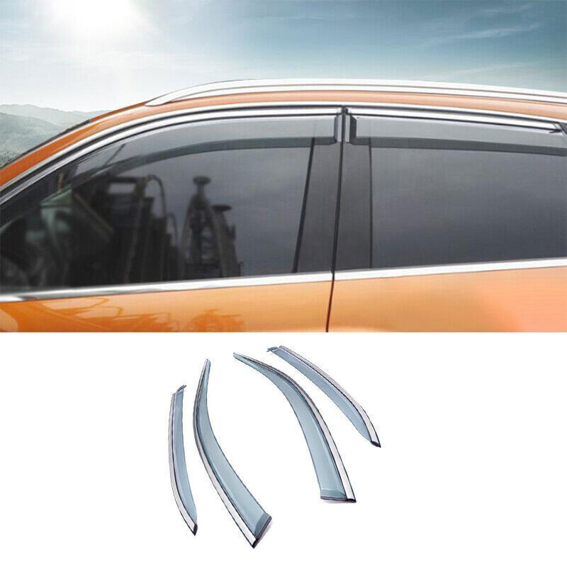 Fit for Audi Q3 2013-2018 Side Window Visor Shades Sun Rain Guard Deflector 4PCS
