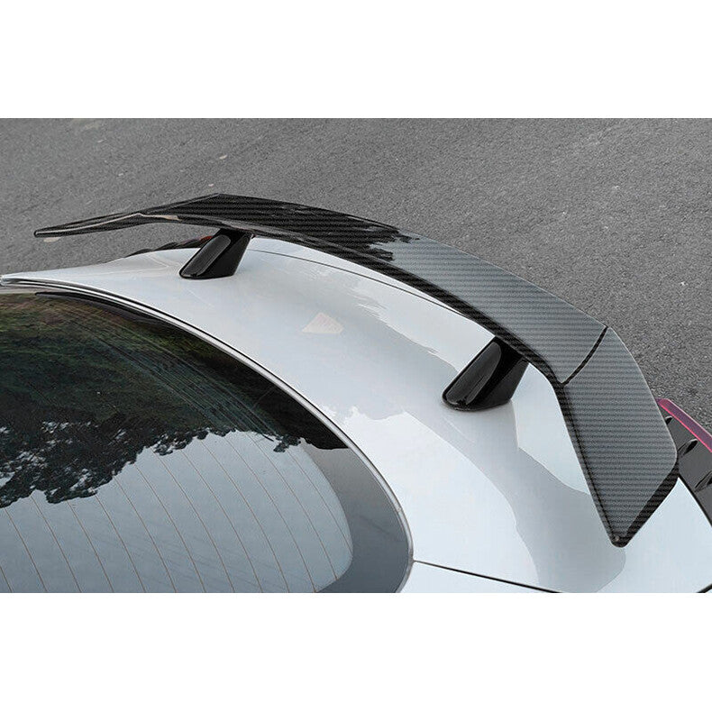 for Hyundai Sonata 2020-2023 Carbon Fiber Rear Tail Trunk Spoiler Wing Lip Trim