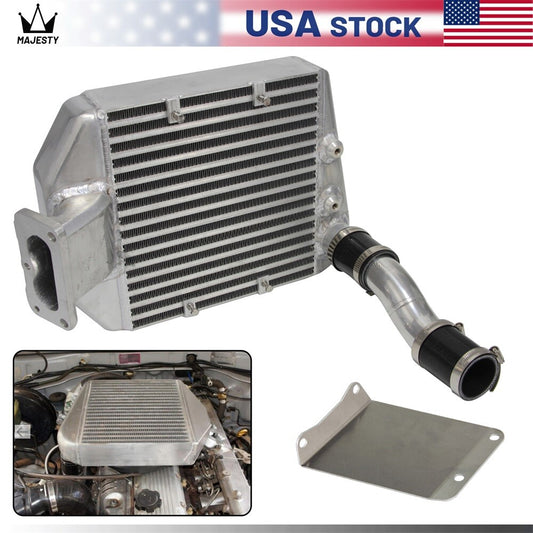 Top Mount Intercooler Kit for Toyota Landcruiser 80/100 Ser. 1HD-T HDJ80 4.2L