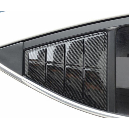 for Hyundai for Elantra 2017-2020 Carbon Fiber Side Vent Window Scoop Louver Cover
