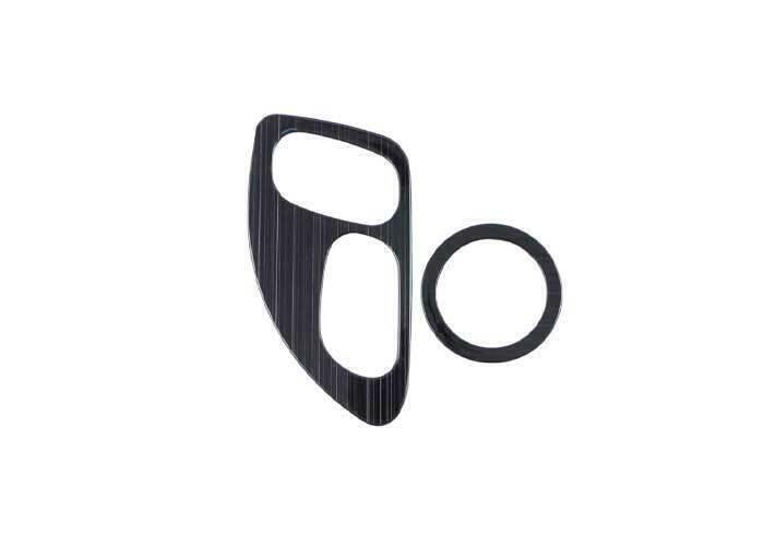Black Titanium for Seat Adjust Handle Button Panel for Cadillac CT4 CT4-V 2020-2023