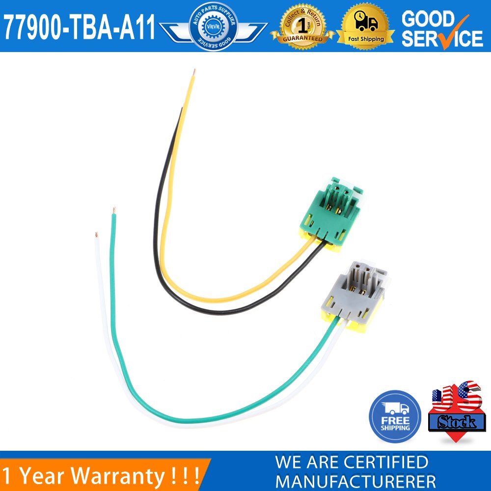 2-pack drive plug connector 77900TBAA11 for Honda for Civic 16-19