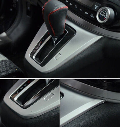 for Honda CR-V CRV 2012-2016 Matte Silver ABS Inner Gear Shift Panel Trim Cover