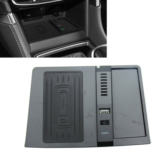 Wireless Car Charger Phone Fast Charging Pad LHD Fit for Subaru Forester 2019-2022